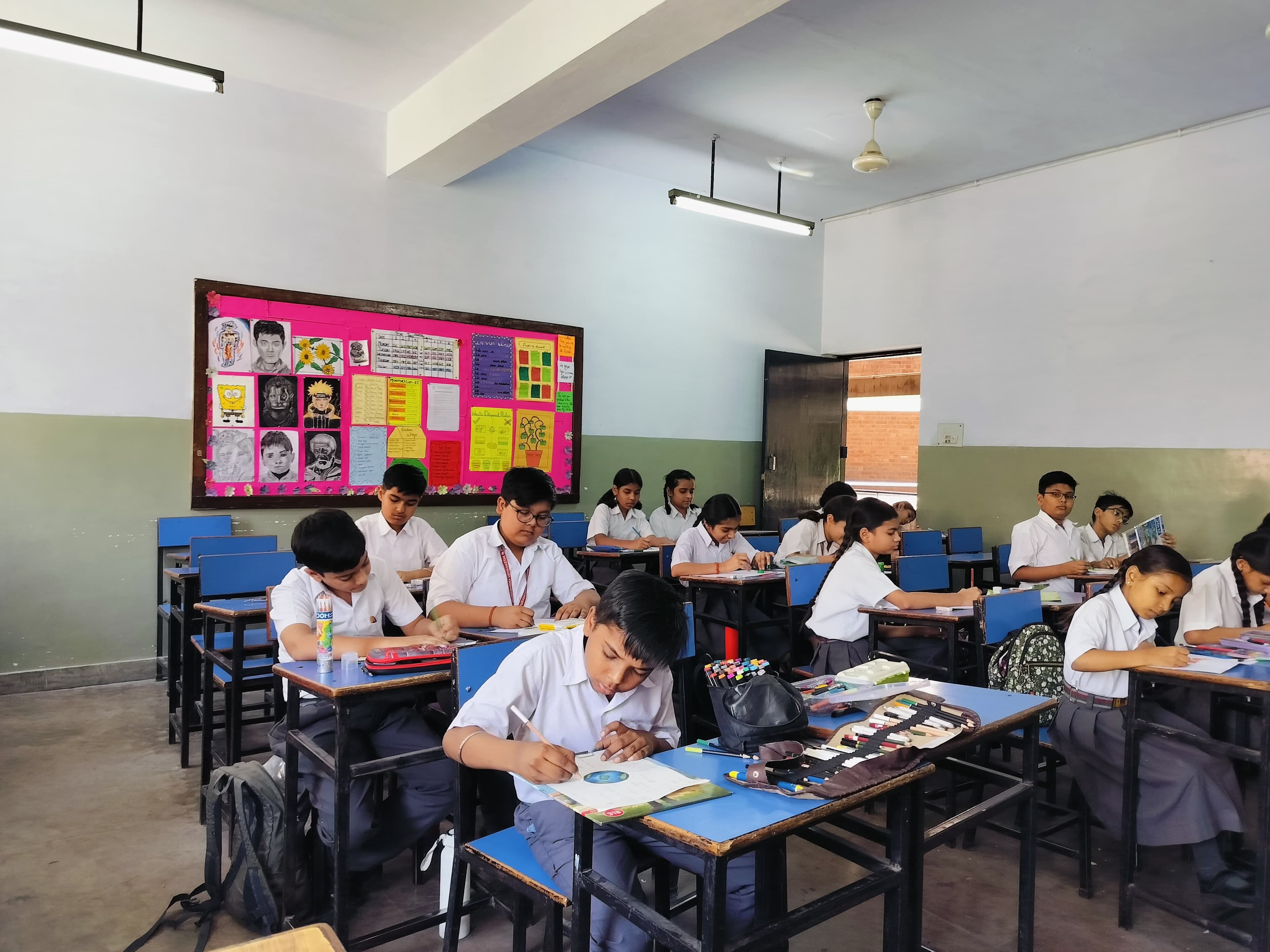 Jagran Public School, Noida students learning through hands-on robotics